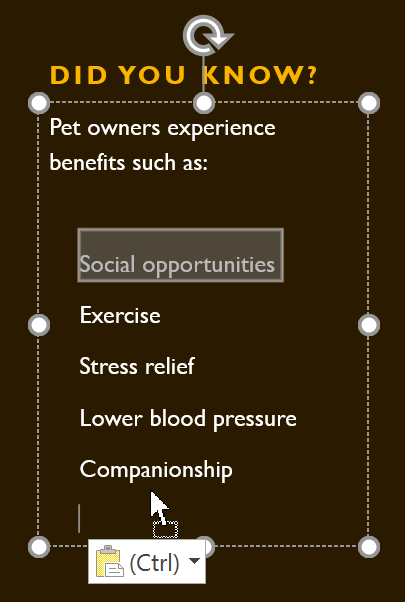 PowerPoint 2019 (Part 5): Working with Text Picture 6
