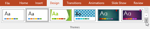 PowerPoint 2019 (Part 6): Applying Themes Picture 5