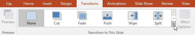 PowerPoint 2019 (Part 7): Applying Transition Effects Picture 5