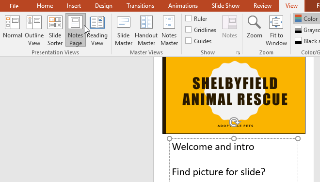 PowerPoint 2019 (Part 8): Managing Slides Picture 11