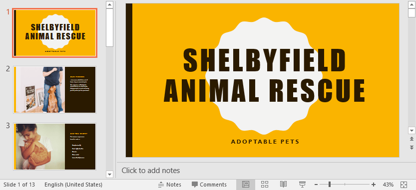 PowerPoint 2019 (Part 8): Managing Slides Picture 2