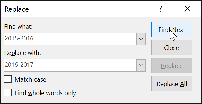 PowerPoint 2019 (Part 9): Using Find & Replace Picture 5