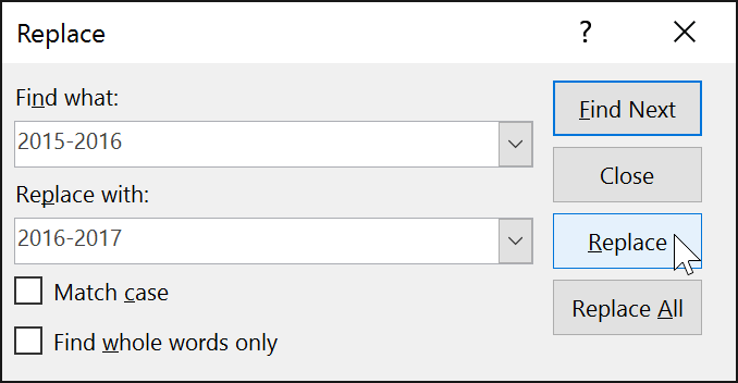 PowerPoint 2019 (Part 9): Using Find & Replace Picture 6
