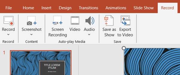 PowerPoint has no Recording how to fix? Picture 11