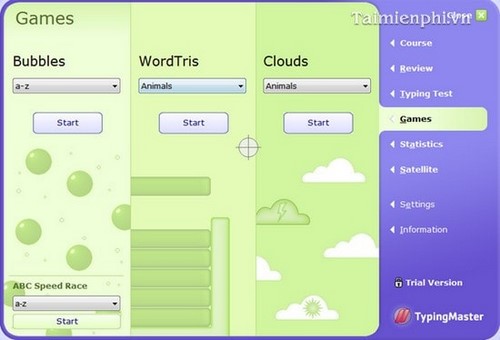 Picture 14 of Practice typing with 10 fingers, effective 10-finger typing practice software.