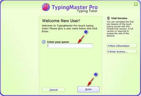Picture 7 of Practice typing with 10 fingers, effective 10-finger typing practice software.