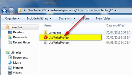 Picture 2 of Prevent data writing to USB drives using USB WriteProtector.