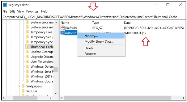 Picture 2 of Prevent Windows 10 from deleting the thumbnail cache.