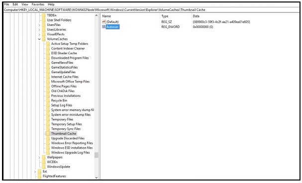Picture 3 of Prevent Windows 10 from deleting the thumbnail cache.