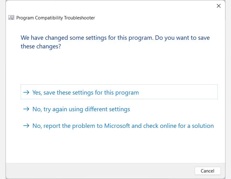 What is Program Compatibility Troubleshooter in Windows 11? How to use it? Picture 6