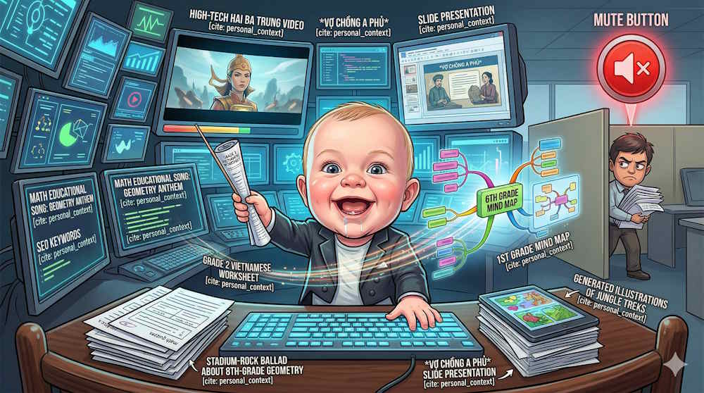 Prompt cartoon creation using Gemini for you Picture 1