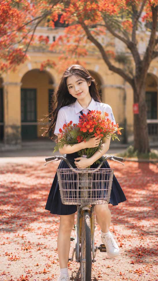 images 3 of Prompt creates stunning photos with flowers using AI.