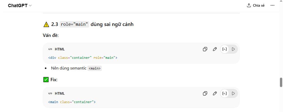 Accessibility check prompt for code Picture 4