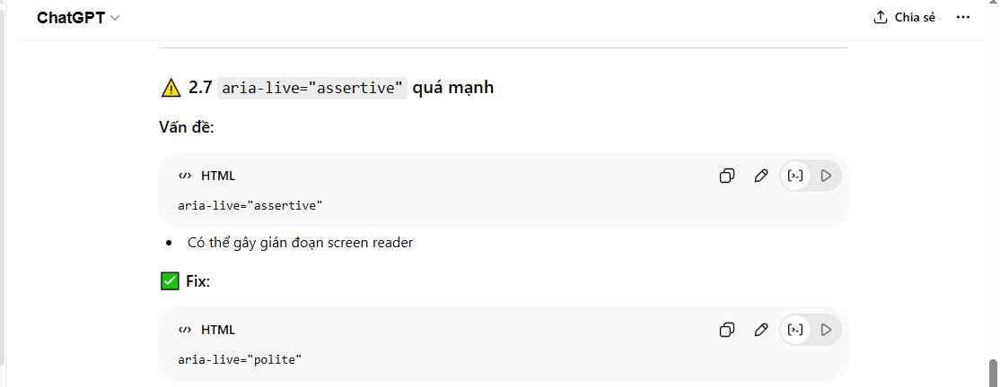Accessibility check prompt for code Picture 8
