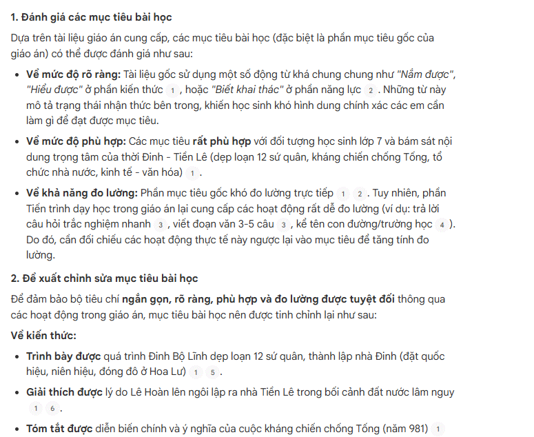 Prompt template for building lesson objectives in NotebookLM Picture 6