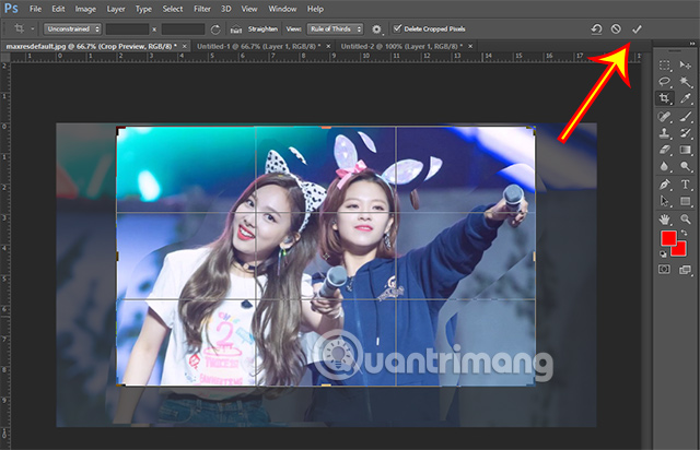 Quick and simple guide to cropping images in Photoshop CS6. Picture 3