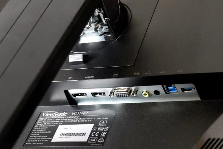 Quick review of ViewSonic Webcam VG2740V monitor Picture 5