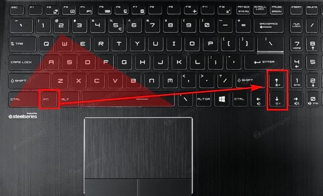 Picture 2 of Quickly adjust the screen brightness on your MSI laptop.