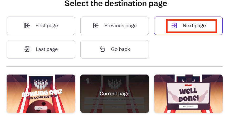 Picture 8 of Quickly create a Bowling game to review knowledge.