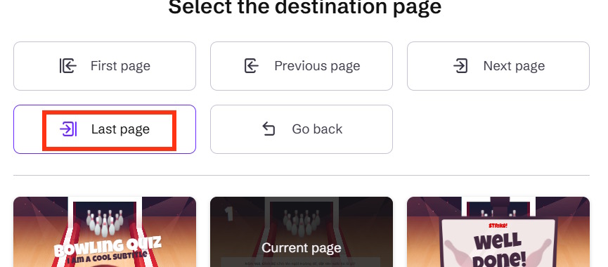 Picture 9 of Quickly create a Bowling game to review knowledge.