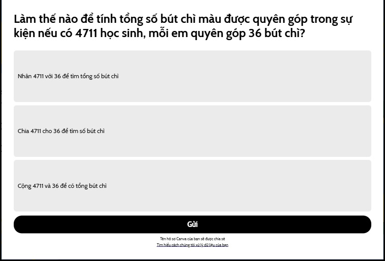 Quickly create multiple-choice questions from slides using Magic Write in Canva. Picture 4