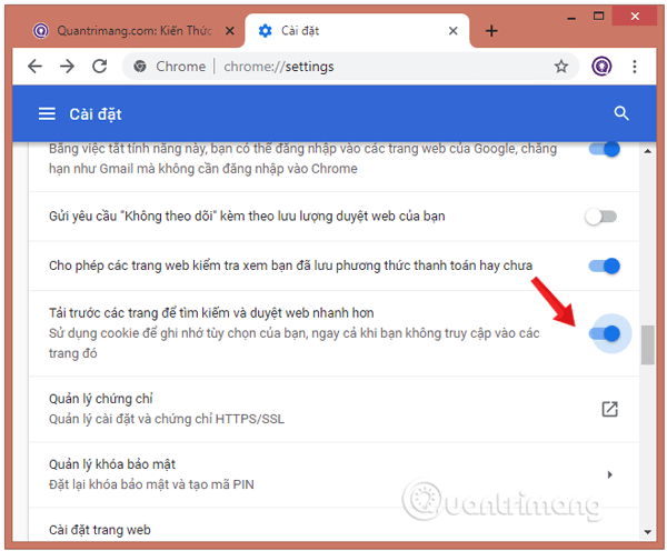 Picture 23 of Quickly fix the 'This site can't be reached' error on Chrome.