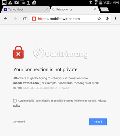 Picture 18 of Quickly fix the 'Your connection is not private' error on Chrome browser.
