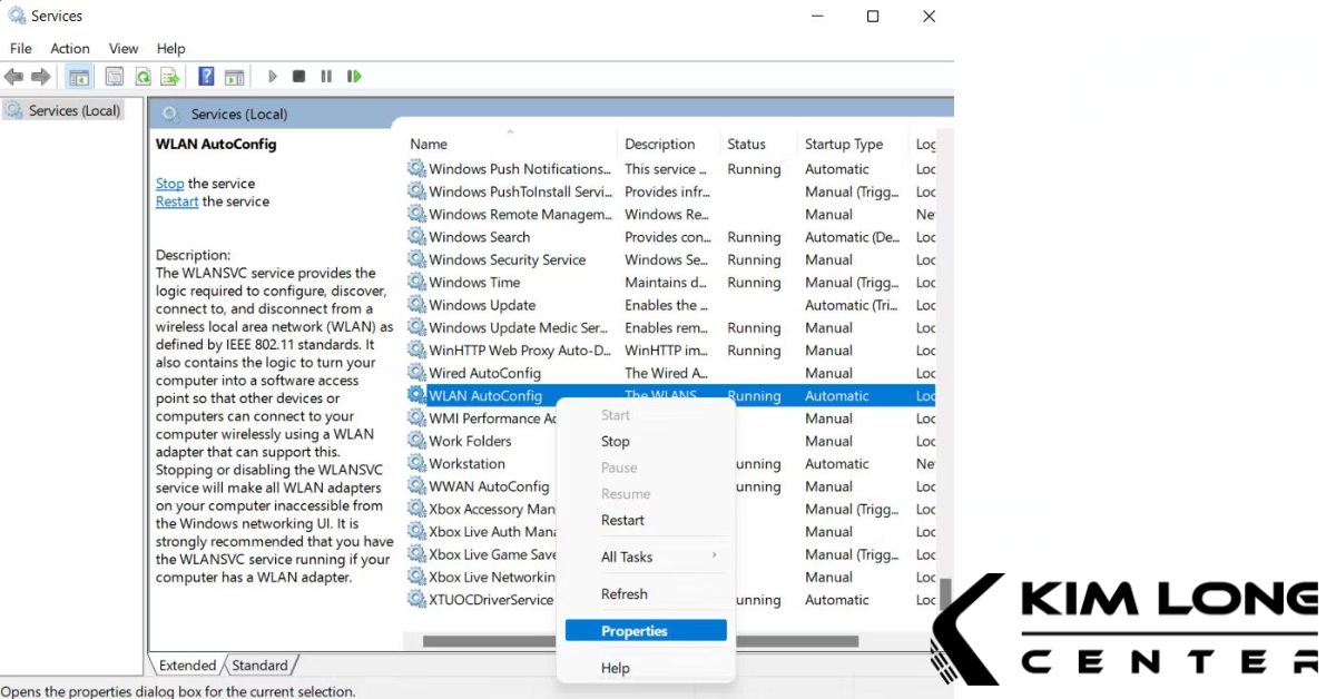 Quickly fix WLAN AutoConfig errors on Windows 11. Picture 8
