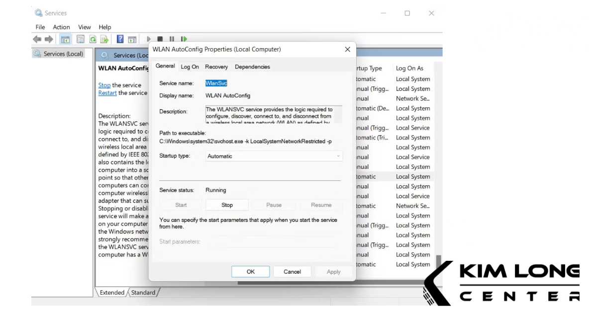 Quickly fix WLAN AutoConfig errors on Windows 11. Picture 9