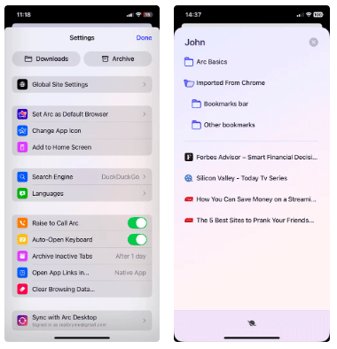 Reasons to switch to Arc Browser instead of Google Chrome on your phone Picture 2