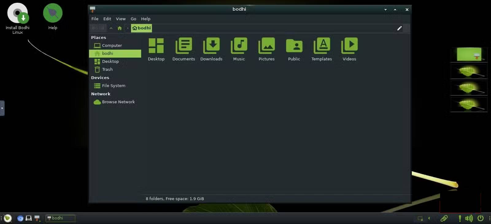 Reasons to try the Bodhi Linux distribution Picture 2
