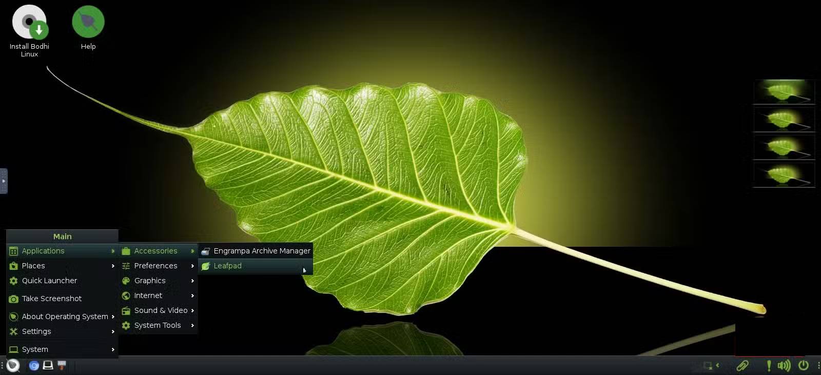 Reasons to try the Bodhi Linux distribution Picture 4