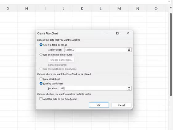 Reasons to use PivotCharts instead of PivotTables in Excel Picture 3