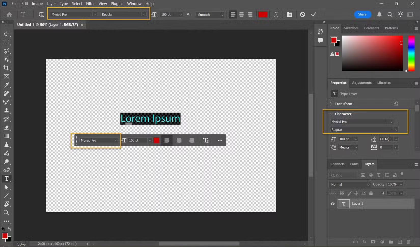 Reasons to use the Font browser feature in Photoshop Picture 2