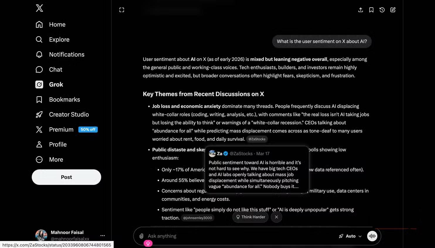 Picture 11 of Why do many people still use Grok instead of ChatGPT or Claude?
