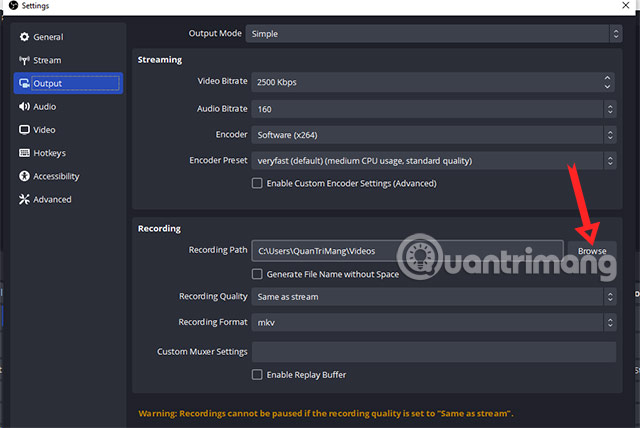 Record computer screen with OBS Studio, how to record laptop screen on OBS Picture 5