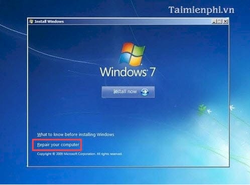 Picture 3 of Recover Windows 7 password, restore Win 7 Pro, Ultimate password.