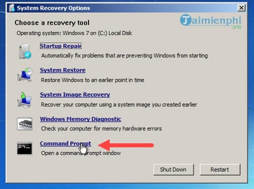 Picture 4 of Recover Windows 7 password, restore Win 7 Pro, Ultimate password.