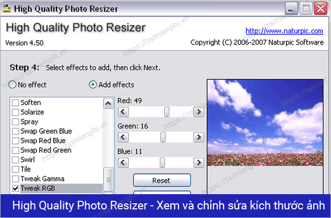 Picture 6 of Reduce image size, compress image size on your computer.