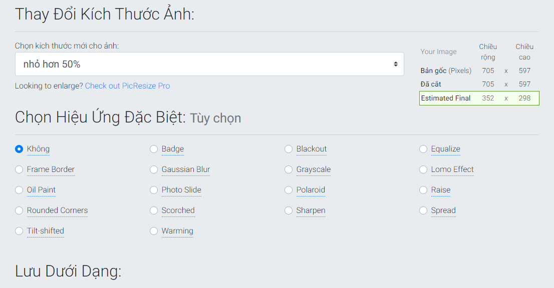 Reduce image size online without breaking the image, keeping the original quality Picture 4