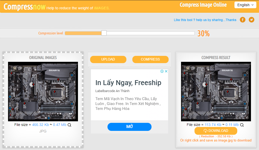 Reduce image size online without breaking the image, keeping the original quality Picture 8