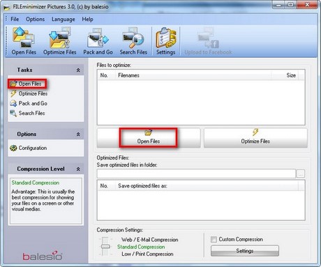 Picture 2 of Reduce image size using FILEminimizer Pictures