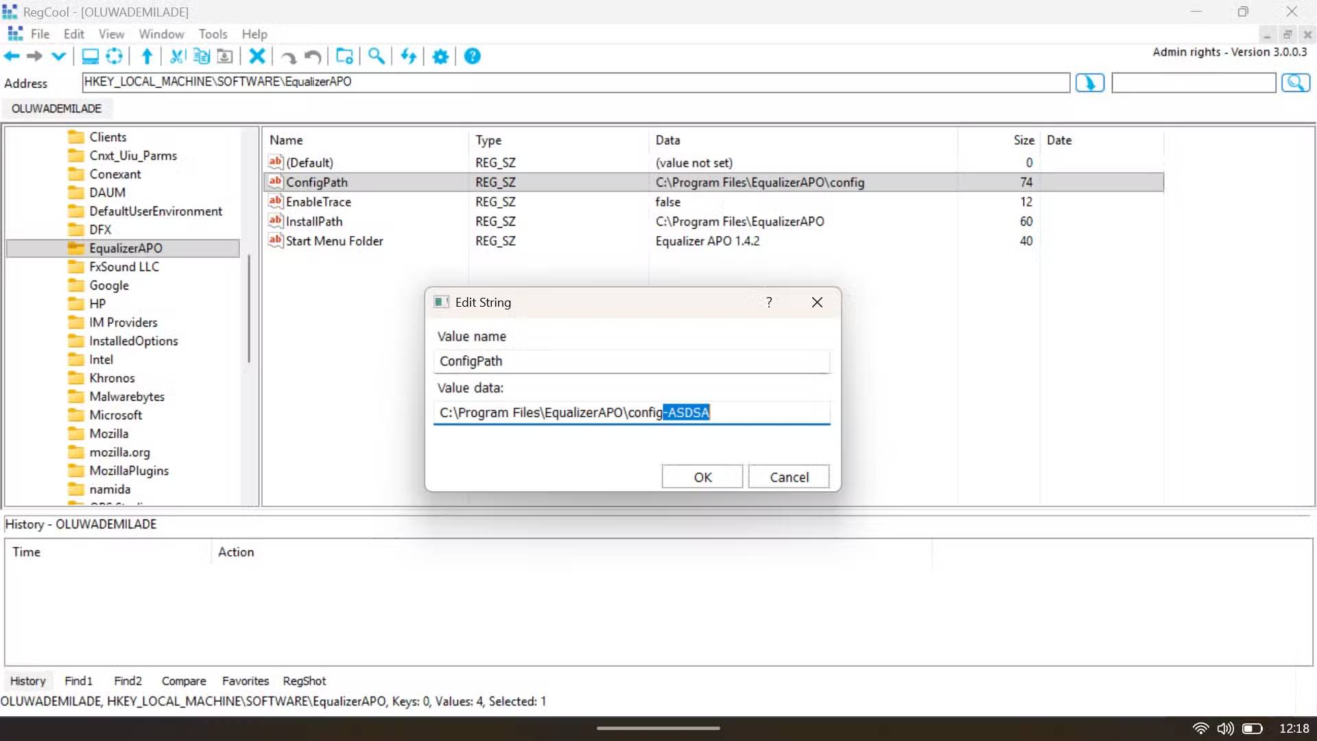 RegCool - A safe Windows Registry editor Picture 1