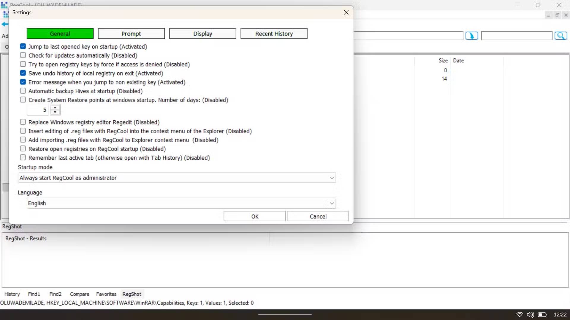 RegCool - A safe Windows Registry editor Picture 11
