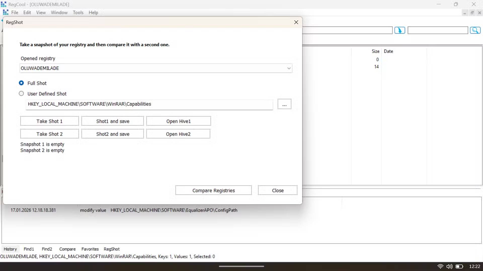 RegCool - A safe Windows Registry editor Picture 5