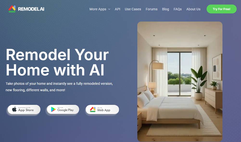 Remodel AI - An AI application to help renovate your home. Picture 1
