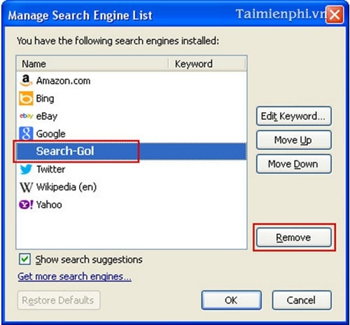 Picture 6 of Remove Search-Gol from Firefox, Chrome, and IE browsers.