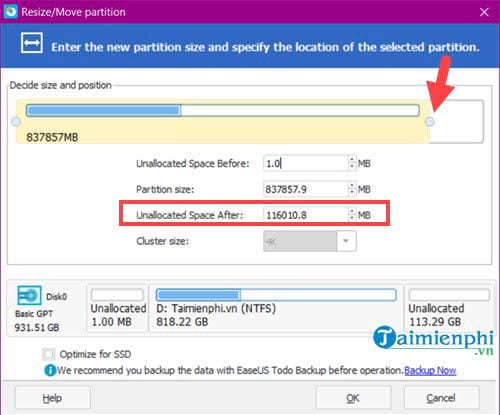 Picture 4 of Repartitioning your hard drive using EaseUS Partition Master will not result in data loss.