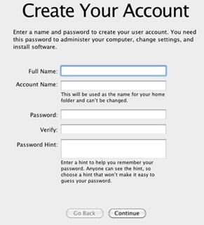 Picture 4 of Reset password, recover login password on Mac