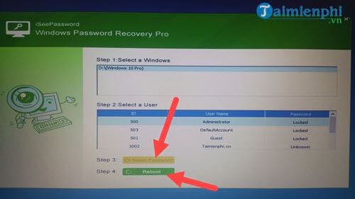 Picture 10 of Reset Windows password using USB
